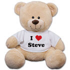 Personalized I Love You Teddy Bear